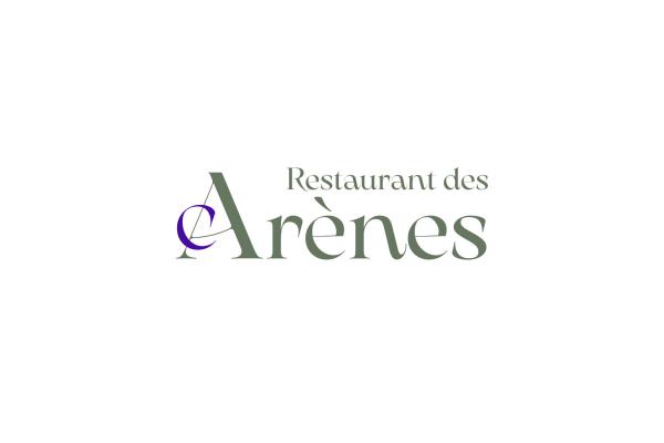 Création logo Château des Arènes, le restaurant
